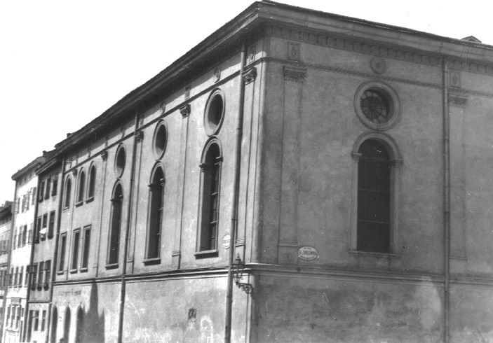 Виды восточного и южного фасадов Большой городской синагоги