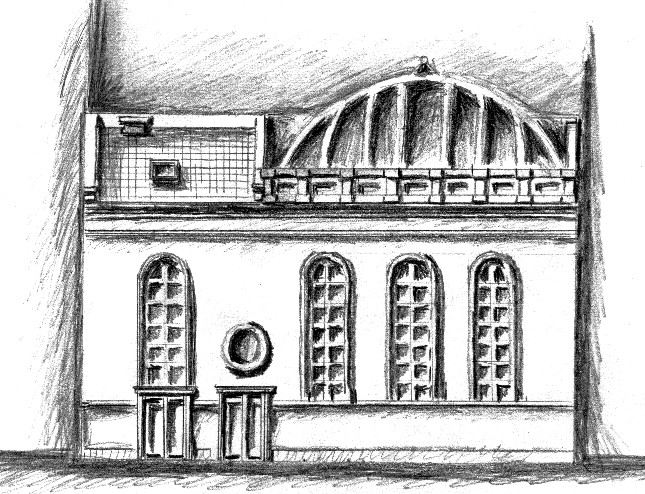 Реконструкция южного фасада синагоги "Зихрон Йосеф" 