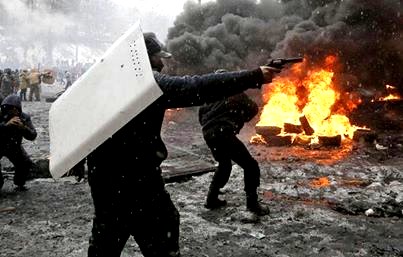 Евромайдан, Киев, январь 2014
